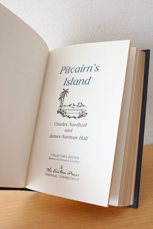 Pitcairn's Island By Charles Nordhoff & James Normal Hall Easton Press Edition