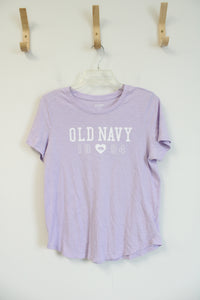 Old Navy Light Purple Cotton Top | M
