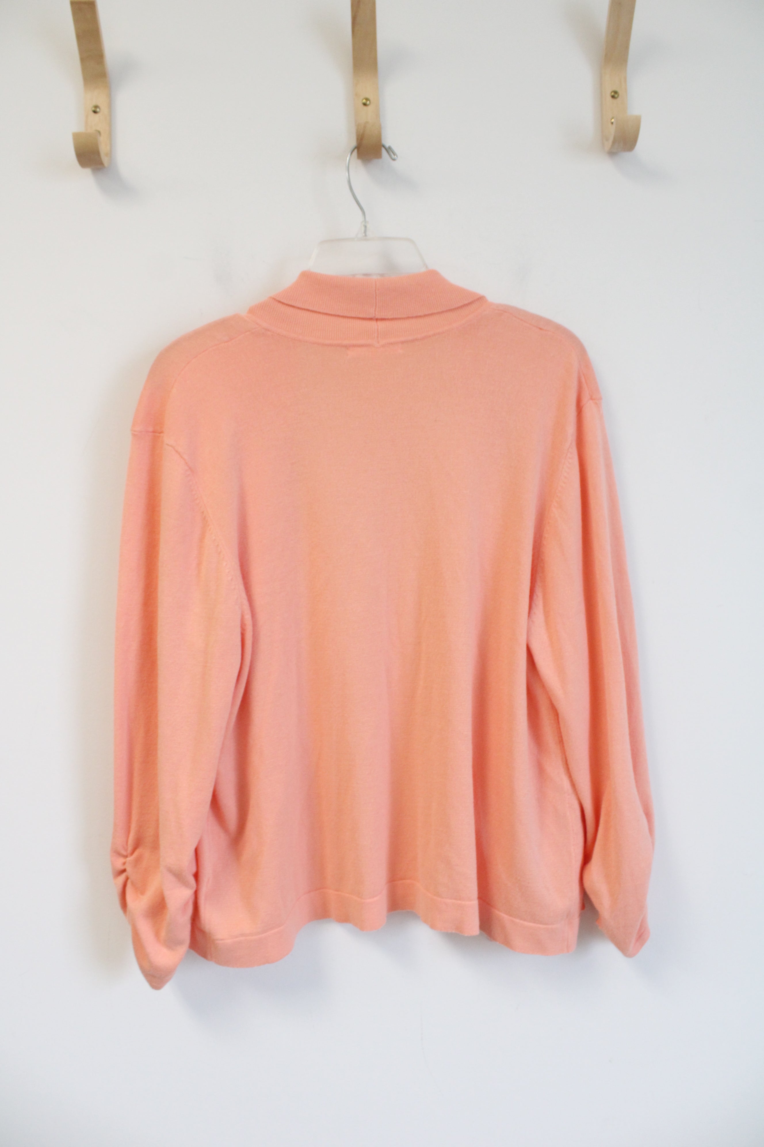 89th & Madison Soft Peach Cardigan | XL