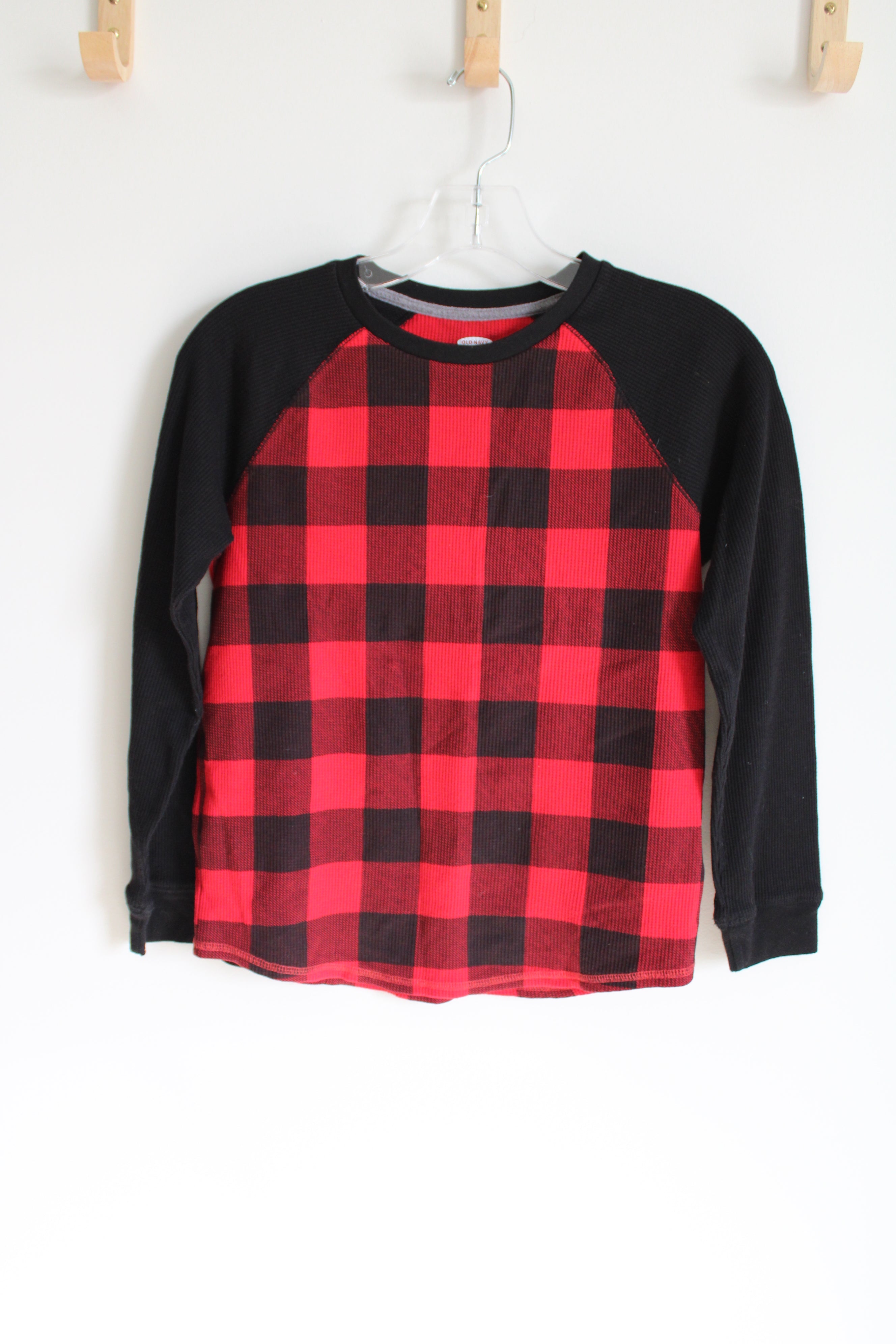 Old Navy Red Buffalo Plaid Long Sleeved Shirt | 10/12