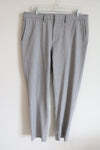 J.M. Haggar Slim Fit Light Gray Dress Pants | 36X30