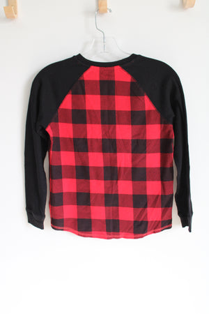 Old Navy Red Buffalo Plaid Long Sleeved Shirt | 10/12