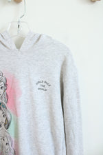 Jumping Beans Disney Princess "Girls Rule The World" Gray Hoodie | Youth 7