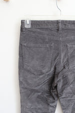 Seven7 Ultra High Rise Skinny Gray Corduroy Pants | 4