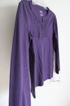 NEW Hasting & Smith Eggplant Long Sleeved Top | L