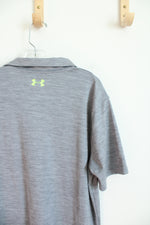 Under Armour Gray & Green Polo Shirt | Youth XL (18/20)