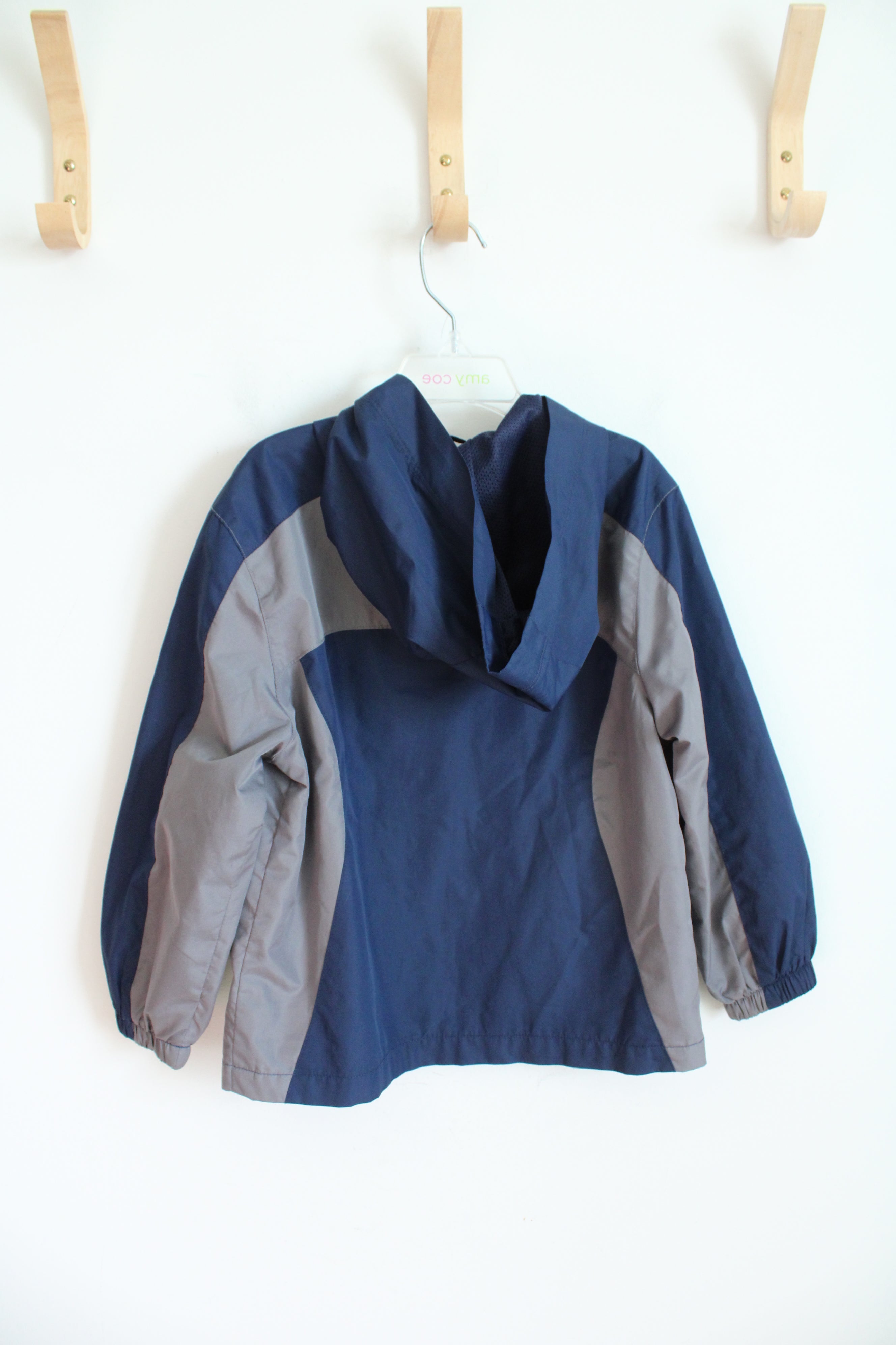 Cherokee Navy & Gray Windbreaker Jacket | Youth XS (4/5)