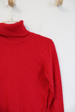 Calvin Klein Red Turtleneck Sweater | S