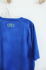 Under Armour Blue & Green Athletic Shirt | Youth XL