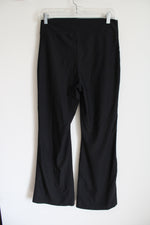 Old Navy Black Ribbed Wide Leg Pant | L