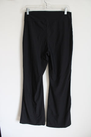 Old Navy Black Ribbed Wide Leg Pant | L