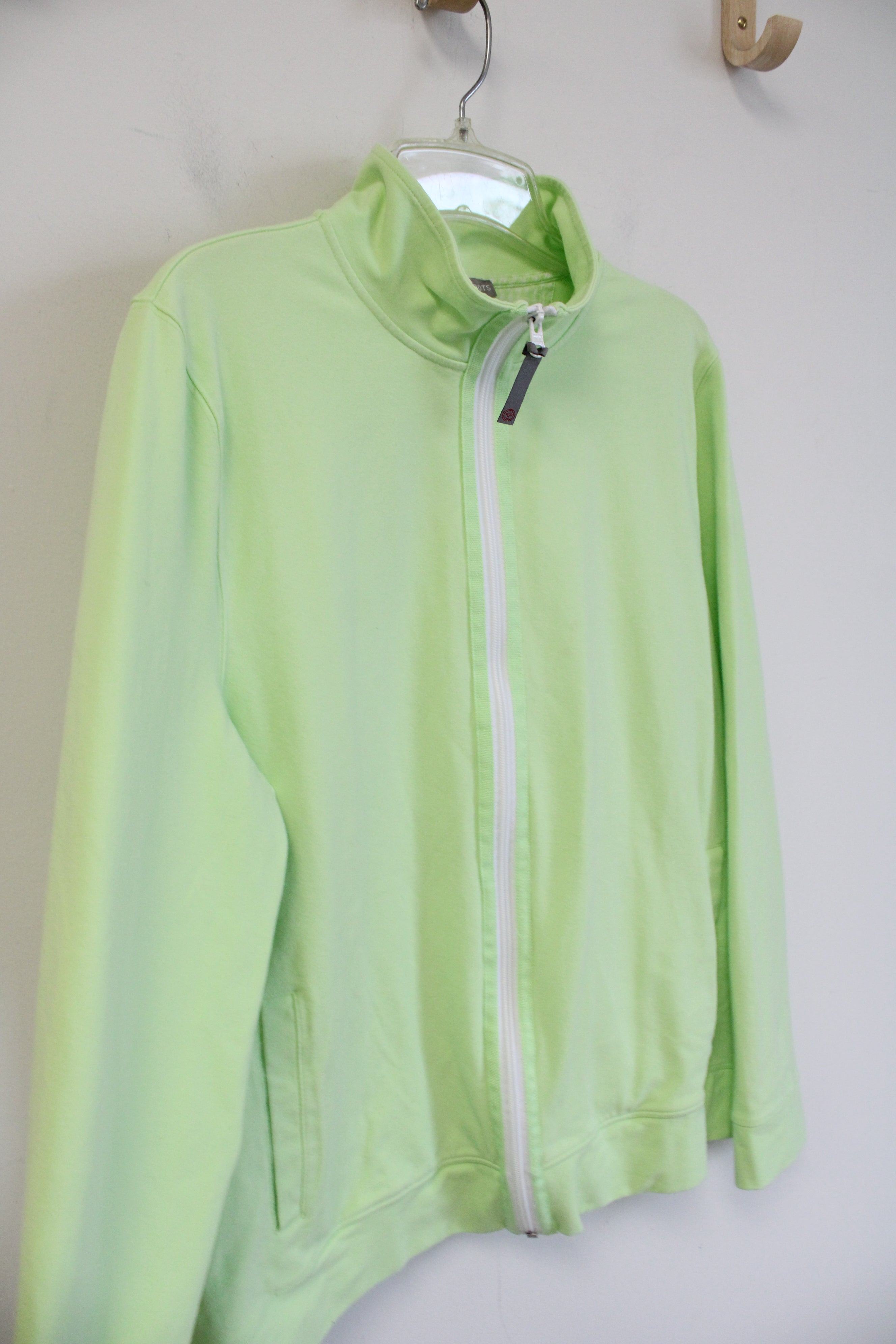 Talbots Light Green Zip-Up Jacket | XL