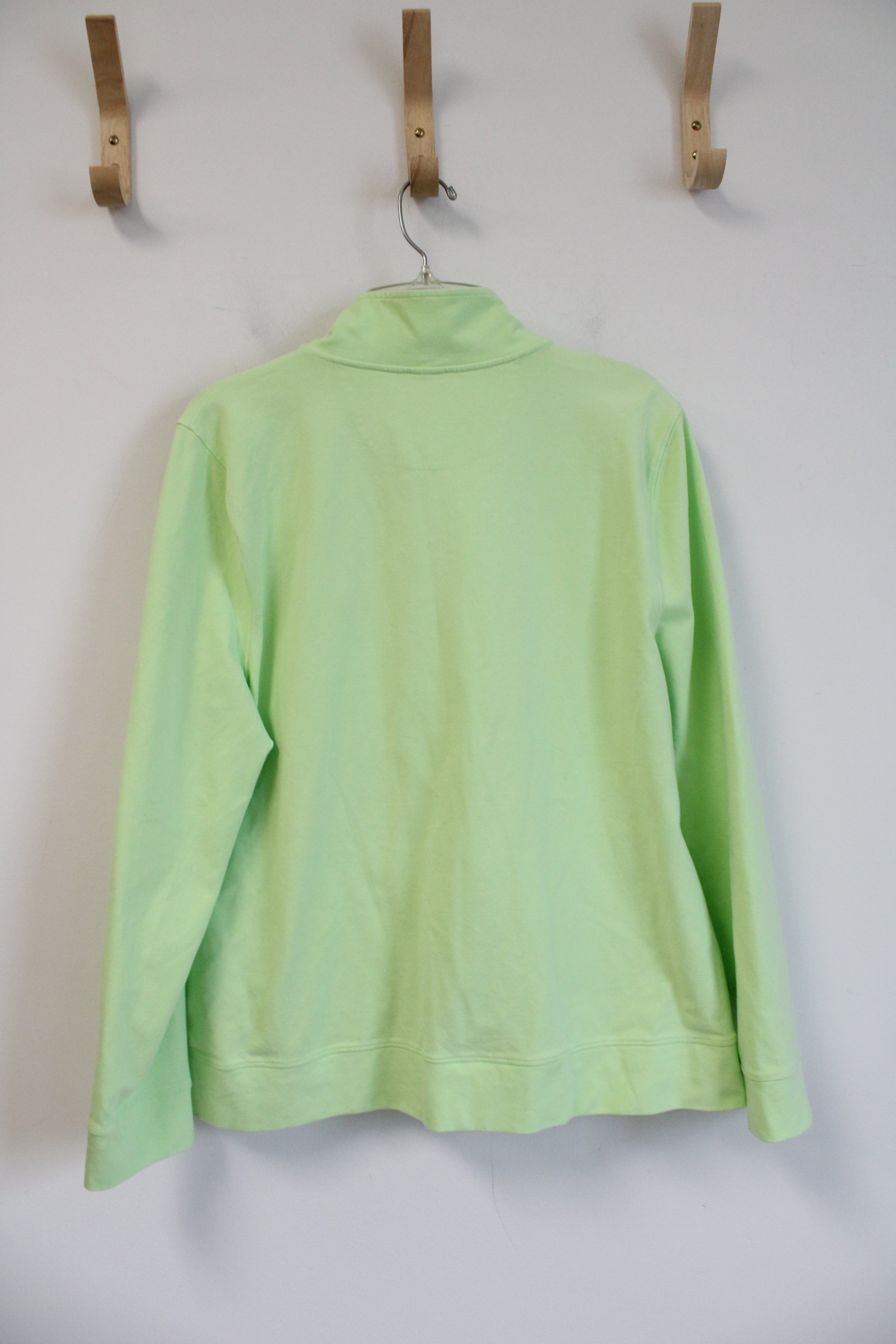 Talbots Light Green Zip-Up Jacket | XL