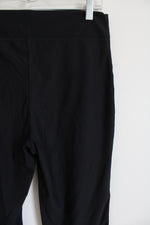 Old Navy Black Ribbed Wide Leg Pant | L