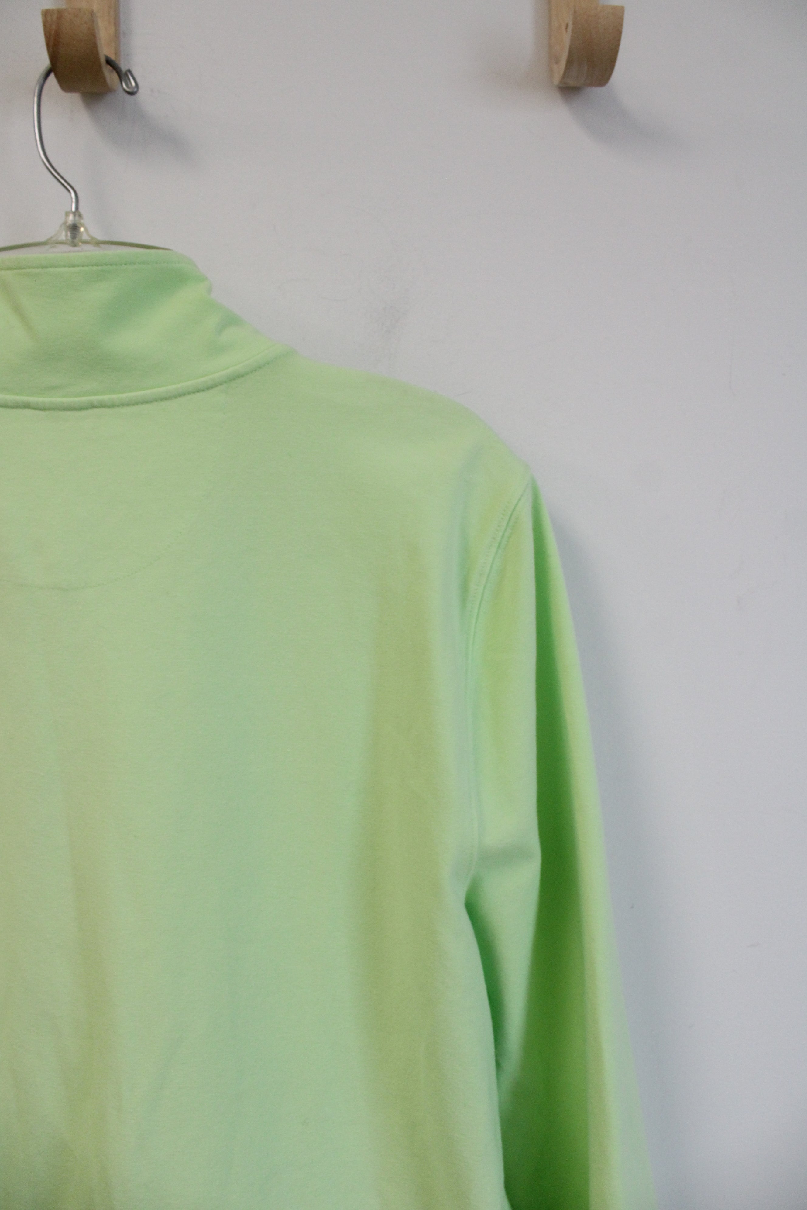 Talbots Light Green Zip-Up Jacket | XL