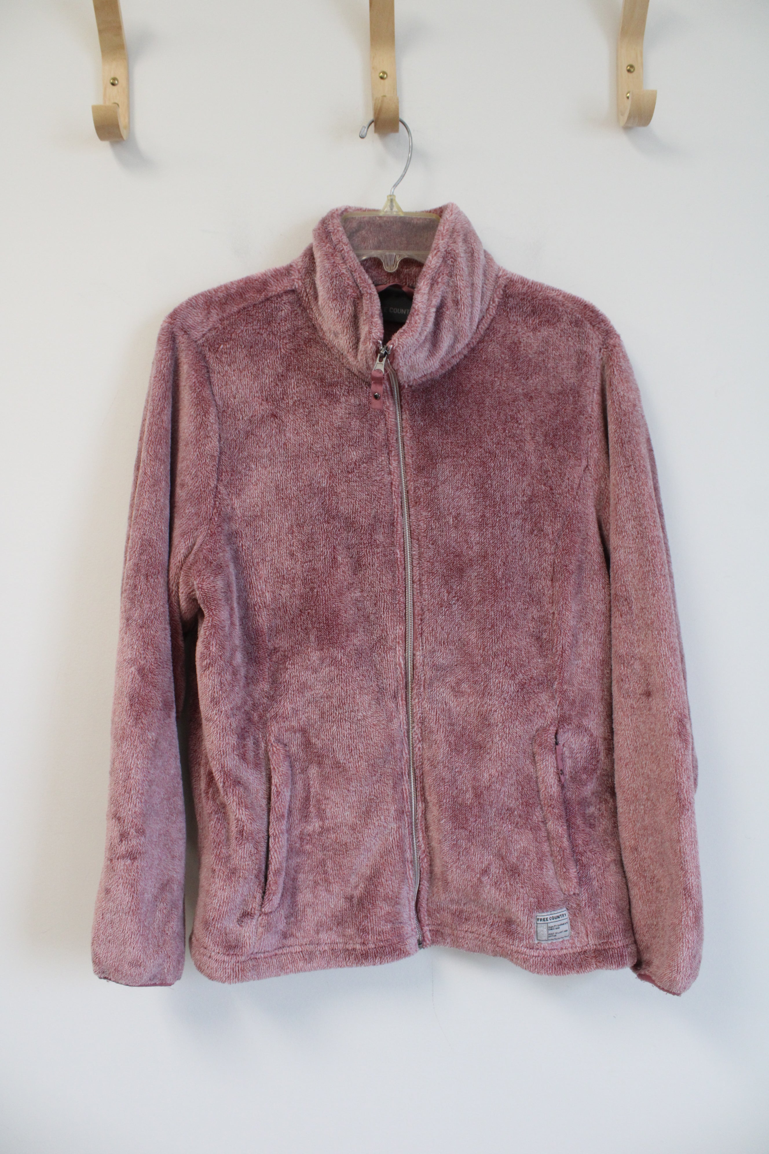 Free Country Fuzzy Mauve Pink Jacket | XL