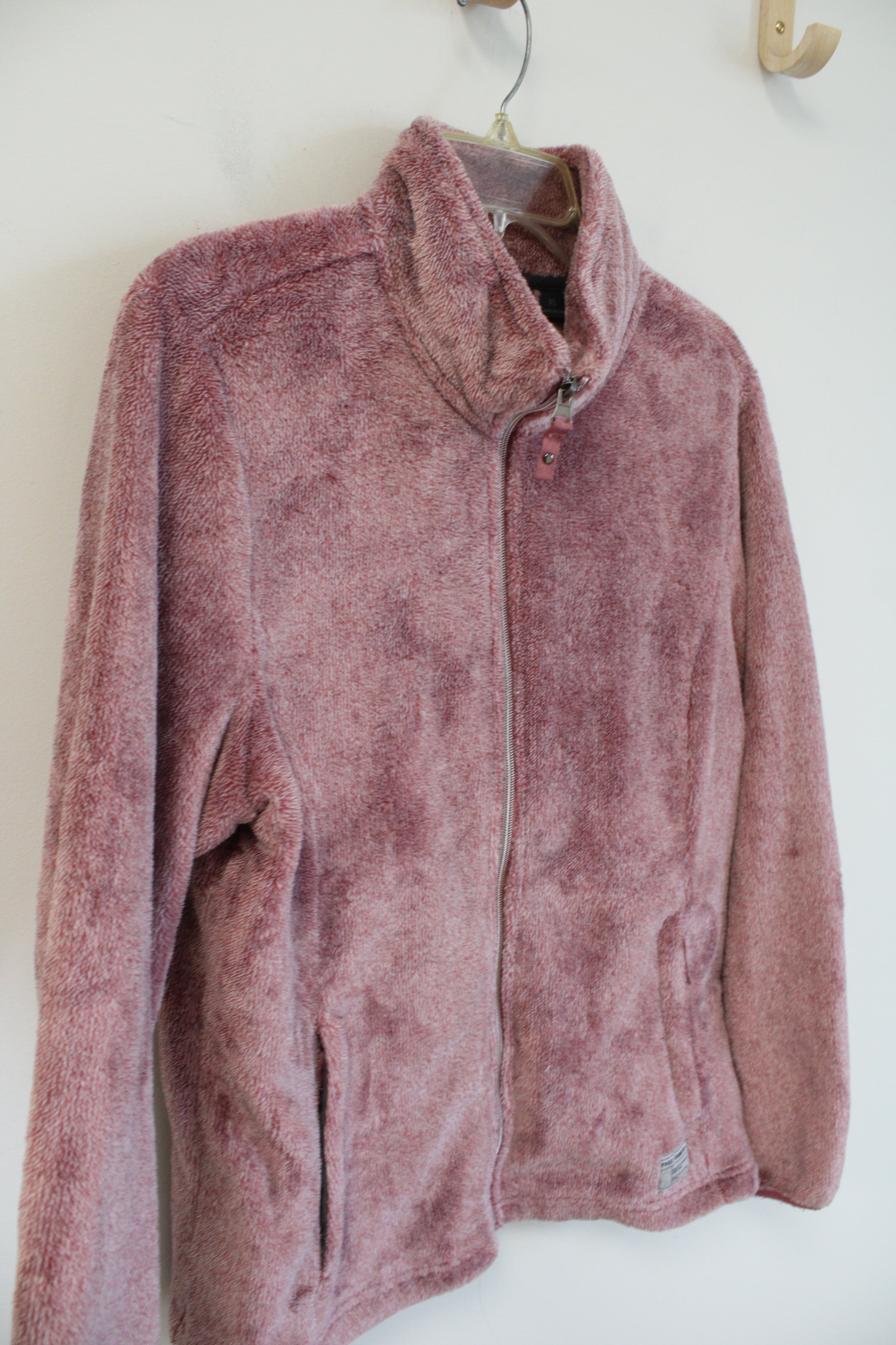 Free Country Fuzzy Mauve Pink Jacket | XL