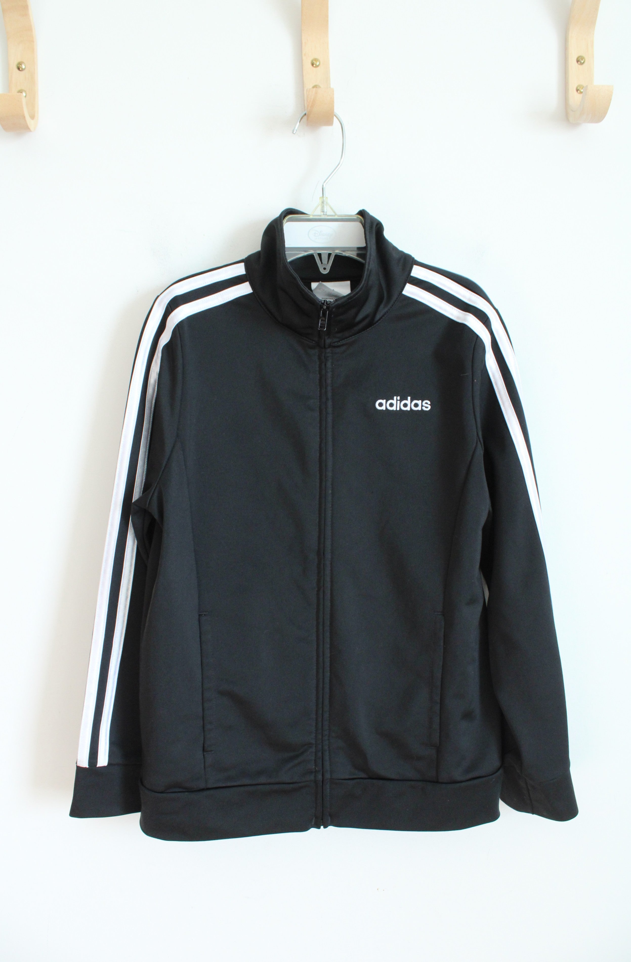 Adidas Black & White Track Jacket | Youth M (10/12)