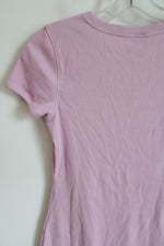 NEW Wild Fable Pink Ribbed T-Shirt Dress | XS