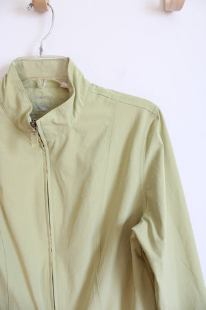 Zenergy By Chico's Lightweight Green Jacket | 1 (M)