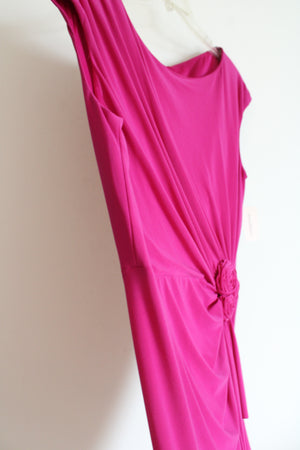 NEW Jones Studio Bright Pink Front Knot Dress | 10