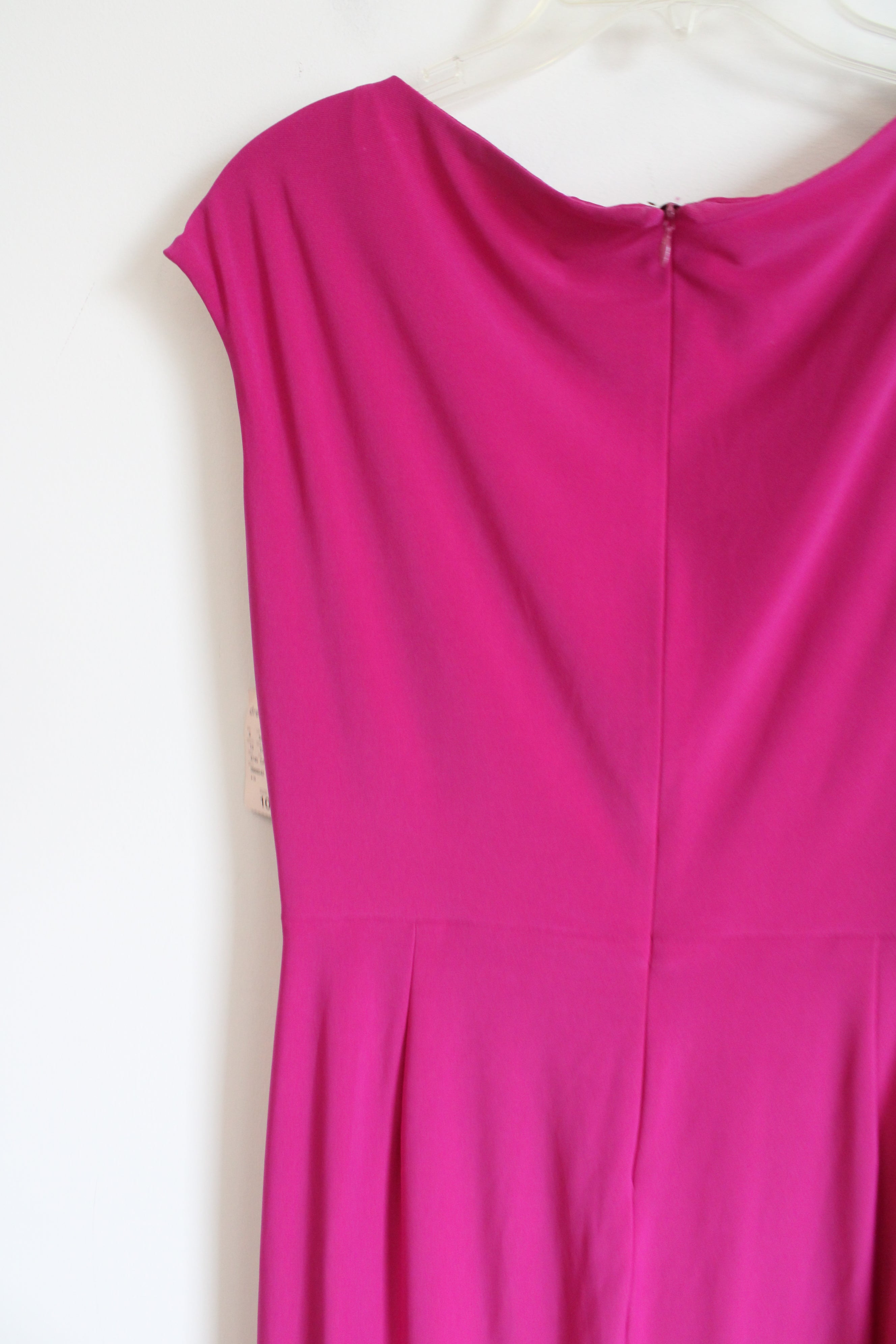 NEW Jones Studio Bright Pink Front Knot Dress | 10