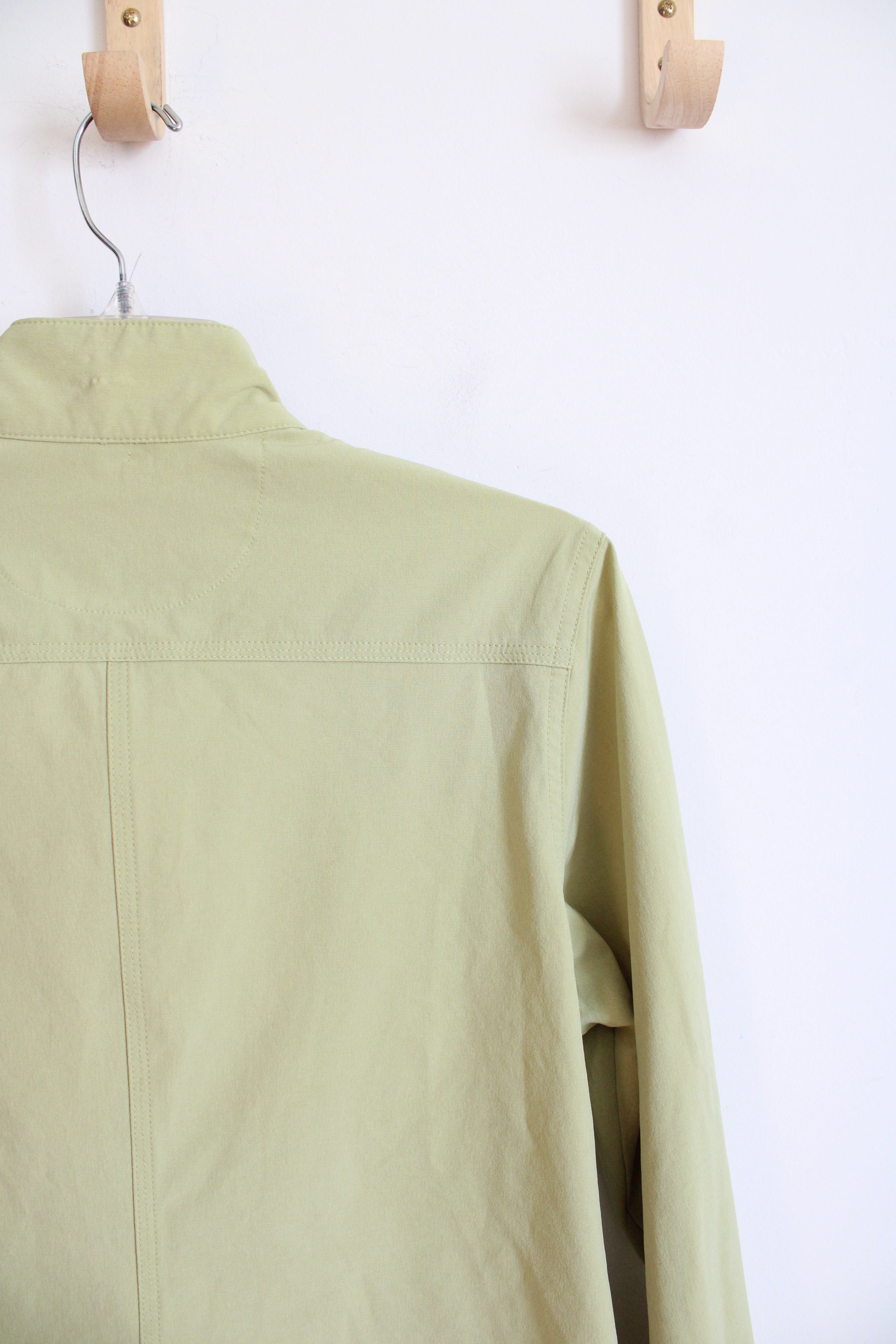 Zenergy By Chico's Lightweight Green Jacket | 1 (M)