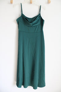 NEW Shein Evergreen Satin Dress | L