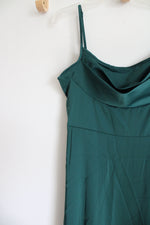 NEW Shein Evergreen Satin Dress | L