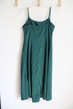 NEW Shein Evergreen Satin Dress | L