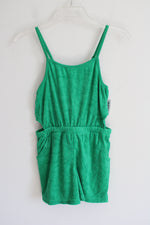 NEW Old Navy Green Terrycloth Romper | Youth XL (14/16)