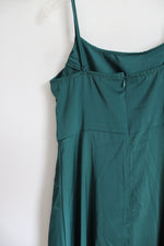NEW Shein Evergreen Satin Dress | L