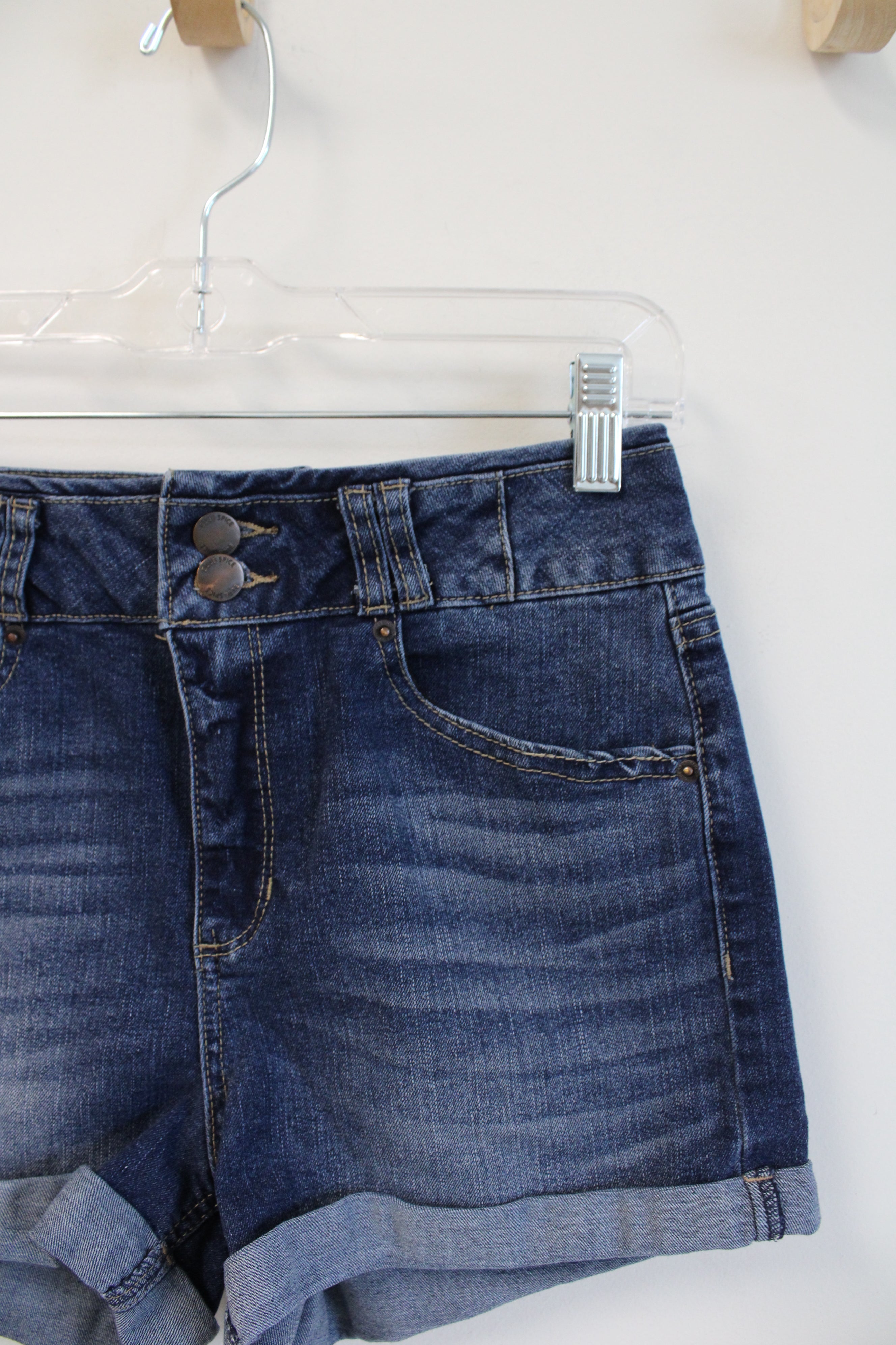 Blue Spice High Waisted Jean Shorts | 9