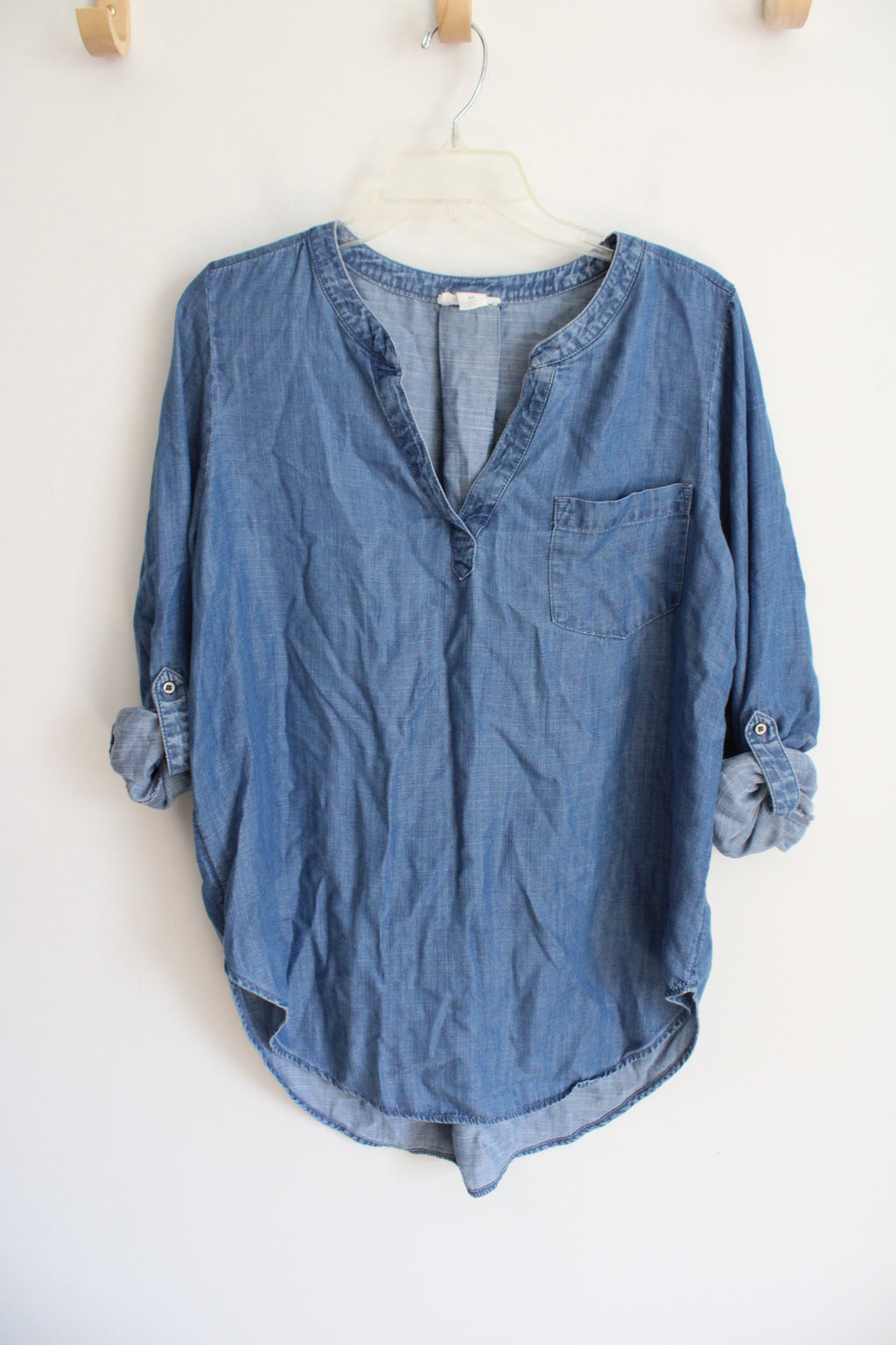 LOFT Lounge Chambray Shirt | M