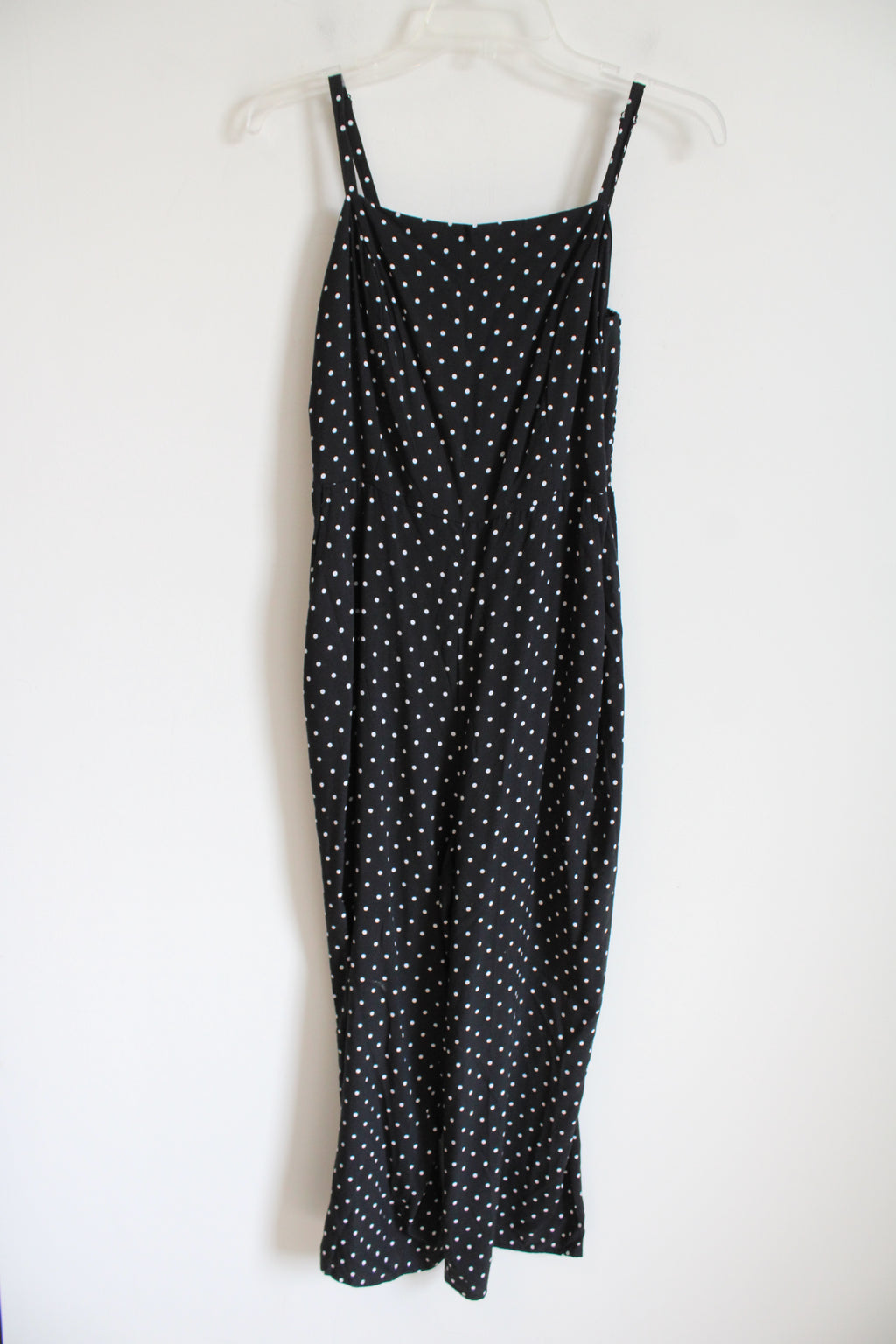 Old Navy Black Polka Dotted Jumpsuit | M