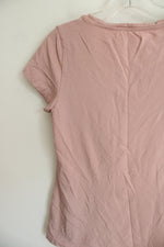 Old Navy Slim Fit Light Pink Tee | M