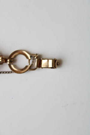 1/20 12K GF Black Onyx Oval Link Bracelet