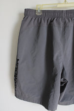 Under Armour Loose Fit Gray Athletic Shorts | L