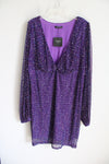 NEW Shein Purple Glitter Dress | 22