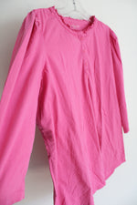 Talbots Pink Cotton Shirt | 1X