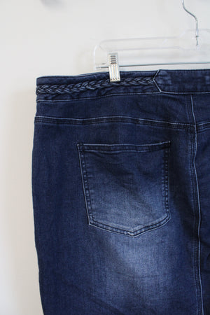 Cato Premium Dark Wash Jean Skirt | 20W