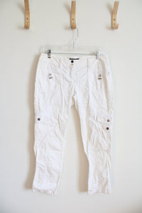 White House Black Market White Cargo Pants | 2