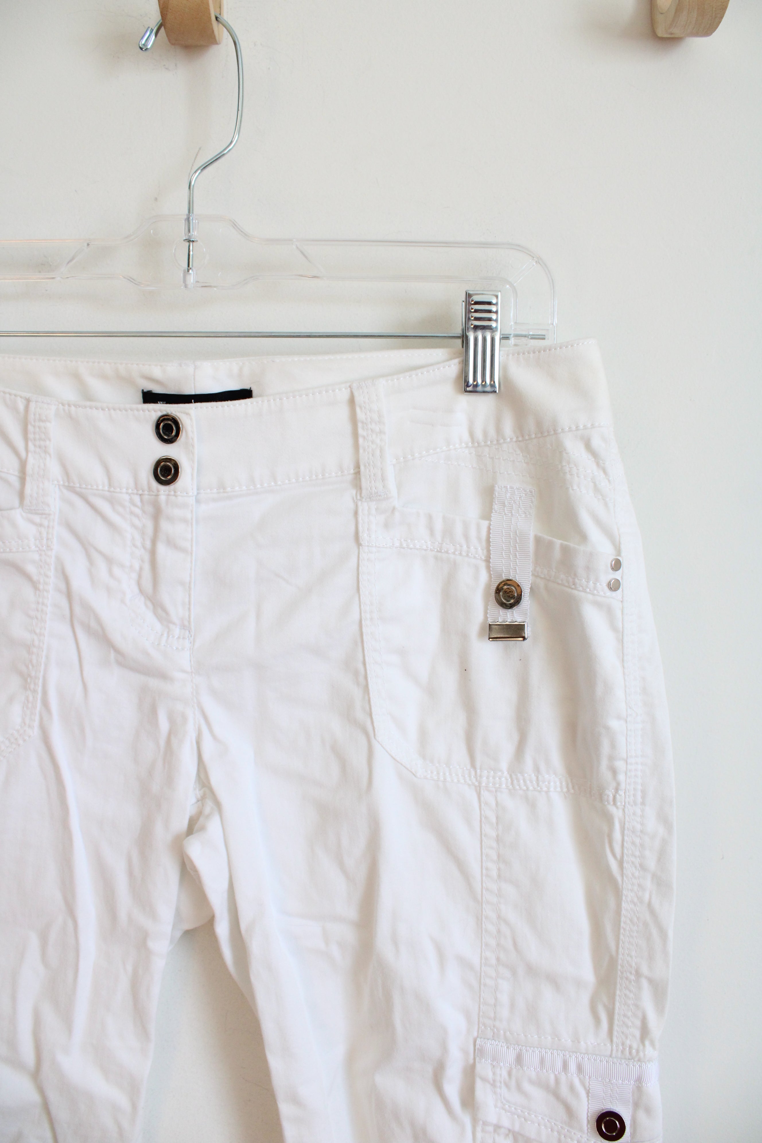 White House Black Market White Cargo Pants | 2