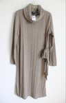 NEW Harper 241 Tan Ribbed Dress | L