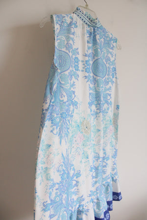 NEW Kara And Kate Blue Trapeze Dress | S