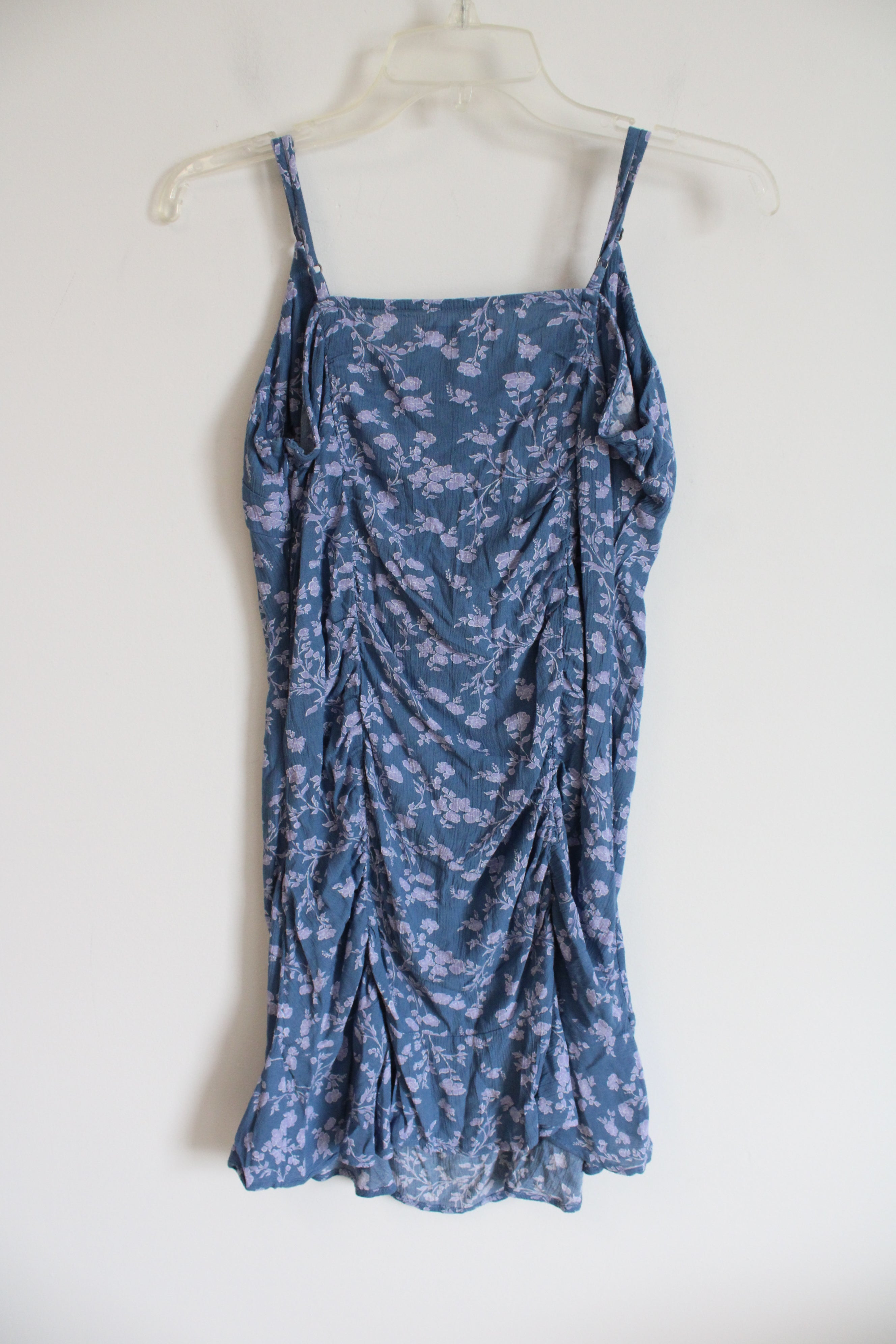 SO Blue Purple Floral Mini Dress | M