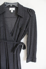 Ann Taylor LOFT Gray Belted Dress | 2