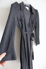 Ann Taylor LOFT Gray Belted Dress | 2