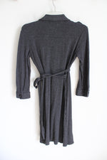 Ann Taylor LOFT Gray Belted Dress | 2