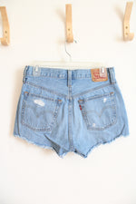 Levi's 501 Cut Off Distressed Shorts | 27/0